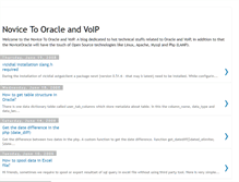Tablet Screenshot of noviceoracle.blogspot.com