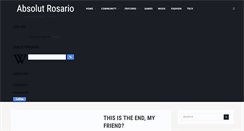 Desktop Screenshot of absolutrosario.blogspot.com