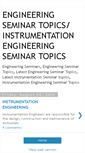 Mobile Screenshot of instrumentationengineering.blogspot.com