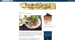 Desktop Screenshot of fat-of-the-land.blogspot.com