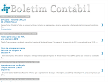Tablet Screenshot of boletimcontabil.blogspot.com