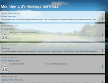 Tablet Screenshot of mrsbernardskindergartenclass.blogspot.com