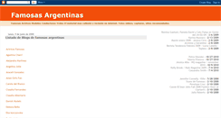 Desktop Screenshot of famosas-argentinas.blogspot.com