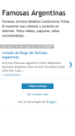 Mobile Screenshot of famosas-argentinas.blogspot.com