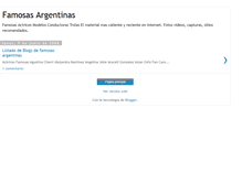 Tablet Screenshot of famosas-argentinas.blogspot.com