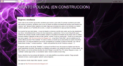 Desktop Screenshot of cuentopolicialenconstruccion.blogspot.com