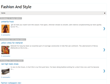Tablet Screenshot of fashionandstyle100.blogspot.com