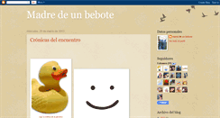 Desktop Screenshot of madredeunbebote.blogspot.com