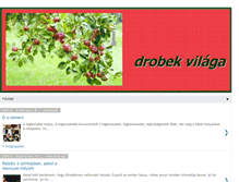 Tablet Screenshot of drobekvilaga.blogspot.com