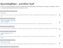 Tablet Screenshot of douchebagpoker.blogspot.com