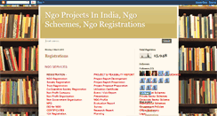 Desktop Screenshot of ngoprojectsinindia.blogspot.com