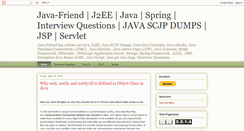 Desktop Screenshot of java-friend.blogspot.com