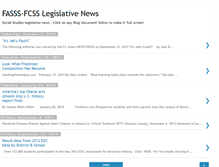 Tablet Screenshot of fasss-fcss-legislative-news.blogspot.com
