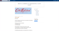 Desktop Screenshot of benandemmagiftlist.blogspot.com