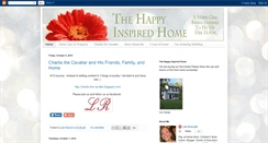 Desktop Screenshot of happyinspiredhome.blogspot.com