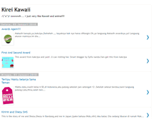 Tablet Screenshot of kireikawaii-kiririn.blogspot.com