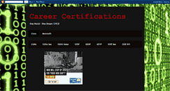 Desktop Screenshot of career-cert.blogspot.com