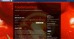 Desktop Screenshot of foodiegoddessau.blogspot.com