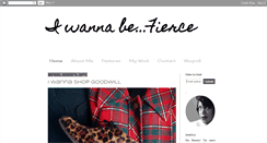 Desktop Screenshot of iwannabefierce.blogspot.com