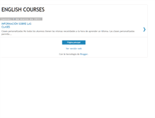 Tablet Screenshot of englishtime-englishcourses.blogspot.com