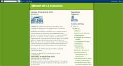 Desktop Screenshot of amigosdelaecologia-vs-contaminacion.blogspot.com