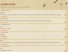 Tablet Screenshot of leplacepetit.blogspot.com