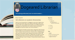 Desktop Screenshot of dogearedlibrarian.blogspot.com