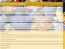 Tablet Screenshot of fcahumanities.blogspot.com