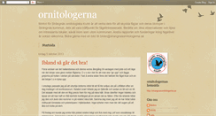 Desktop Screenshot of ornitologerna.blogspot.com