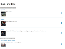 Tablet Screenshot of blackandbike.blogspot.com