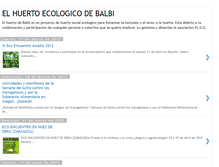 Tablet Screenshot of elhuertodebalbi.blogspot.com