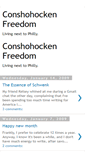 Mobile Screenshot of conshohockenfreedom.blogspot.com