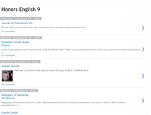 Tablet Screenshot of honors9englishlit.blogspot.com