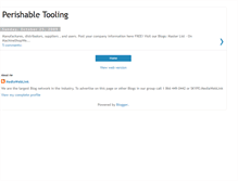 Tablet Screenshot of perishabletooling.blogspot.com