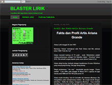 Tablet Screenshot of blasterlirik.blogspot.com