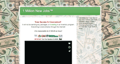 Desktop Screenshot of 1millionnewjobs.blogspot.com