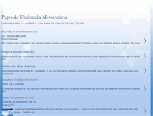 Tablet Screenshot of papodeumbanda.blogspot.com