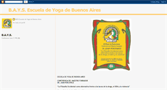 Desktop Screenshot of escueladeyogadebuenosairesbays.blogspot.com