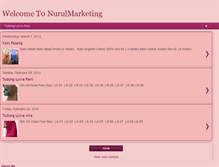 Tablet Screenshot of nurulmarketing.blogspot.com