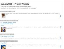 Tablet Screenshot of prayer-wheel.blogspot.com