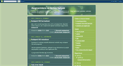 Desktop Screenshot of megmentesreerdemeshelyek.blogspot.com