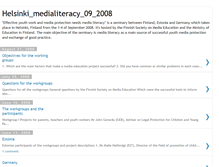 Tablet Screenshot of helsinkimedialiteracy092008.blogspot.com