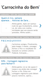 Mobile Screenshot of carrocinhadobem.blogspot.com