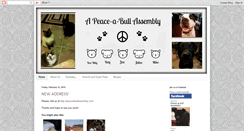 Desktop Screenshot of peaceabull.blogspot.com