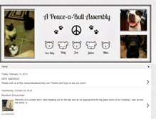 Tablet Screenshot of peaceabull.blogspot.com