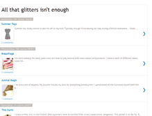 Tablet Screenshot of allthatglittersisntenough.blogspot.com