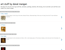 Tablet Screenshot of donalmanganartstuff.blogspot.com