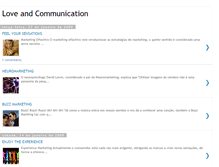 Tablet Screenshot of loveandcomunication.blogspot.com