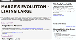 Desktop Screenshot of margesevolution.blogspot.com