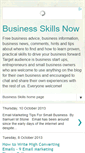 Mobile Screenshot of businessskillsnow.blogspot.com